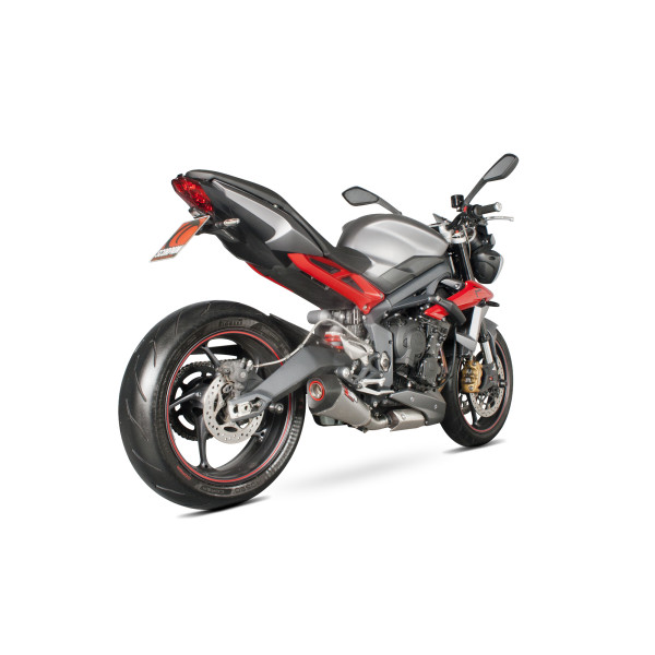 Scorpion Exhaust Triumph Street Triple 675 / Street Triple 675 R 2013 - 2016 Serket Taper Slip-on Brushed Stainless Steel Sleeve